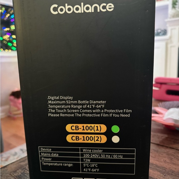 Cobalance Electric Wine Chillers Bucket for 750ml Red & White Wine - Picture 3 of 4